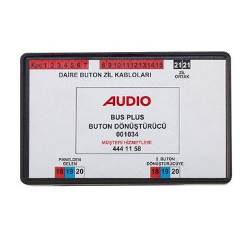 Audio 001034 Dijital Panel Buton Dönüştürme Modülü
