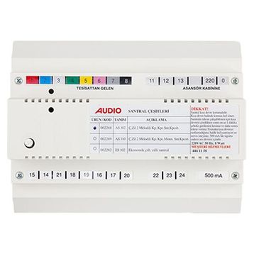 Audio 002268 AS 302 Kapıcılı, Çift Zilli 2 Melodili Santral