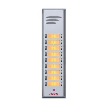 Audio 004849 18'li Basic Serisi Çift Butonlu Zil Paneli