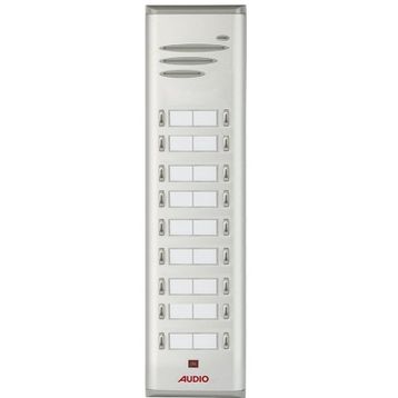 Audio 004849 18'li Basic Serisi Çift Butonlu Zil Paneli