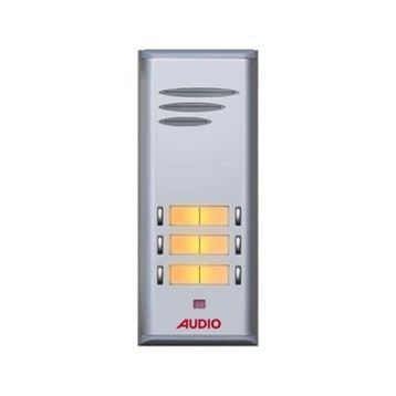 Audio 004849 6'lı Basic Serisi Çift Butonlu Zil Paneli