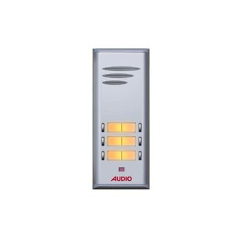 Audio 004849 6'lı Basic Serisi Çift Butonlu Zil Paneli