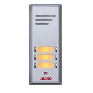 Audio 004849 6'lı Basic Serisi Çift Butonlu Zil Paneli