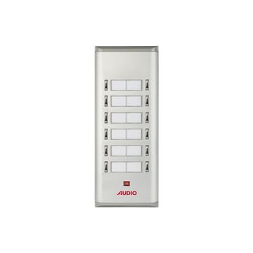 Audio 004851 12'li K Basic Serisi Yan Sıra Çift Butonlu Zil Paneli