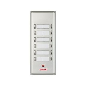 Audio 004851 12'li K Basic Serisi Yan Sıra Çift Butonlu Zil Paneli
