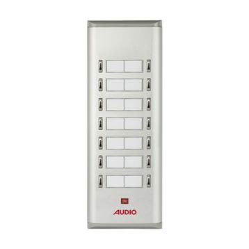 Audio 004851 14'lü K Basic Serisi Yan Sıra Çift Butonlu Zil Paneli
