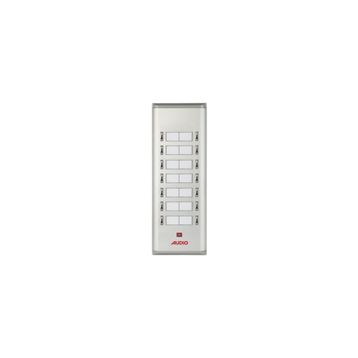Audio 004851 14'lü K Basic Serisi Yan Sıra Çift Butonlu Zil Paneli