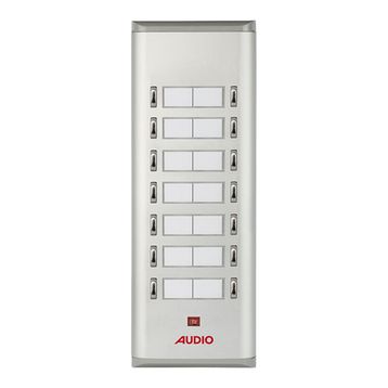 Audio 004851 14'lü K Basic Serisi Yan Sıra Çift Butonlu Zil Paneli