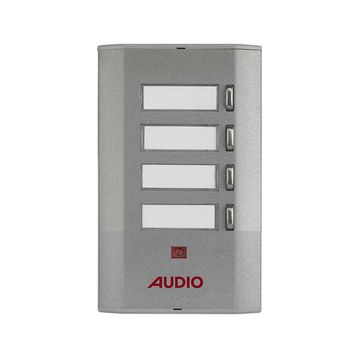 Audio 005233E 4'lü Konsept Serisi Yan Sıra Tek Butonlu Zil Paneli