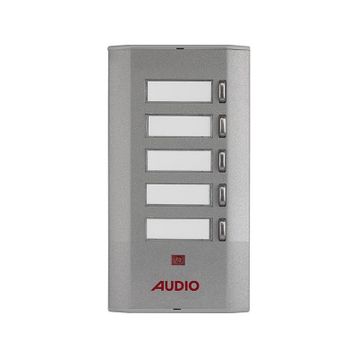 Audio 005233E 5'li Konsept Serisi Yan Sıra Tek Butonlu Zil Paneli