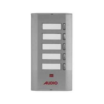 Audio 005233E 5'li Konsept Serisi Yan Sıra Tek Butonlu Zil Paneli