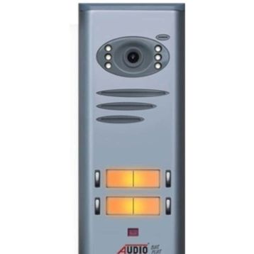 Audio 008317 E04 4'lü Basic Kameralı Butonlu Zil Paneli