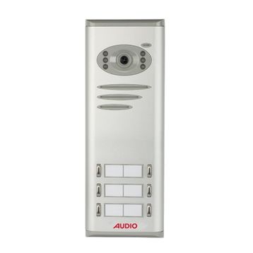 Audio 008318 6'lı Basic Kameralı Butonlu Zil Paneli