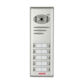 Audio 008328 10'lu Basic Kameralı Butonlu Zil Paneli