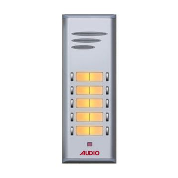 Audio ET 004845 10'lu Çift Butonlu Zil Paneli