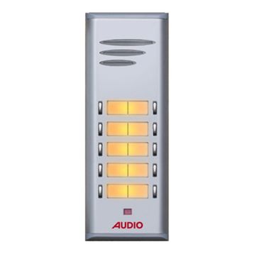 Audio ET 004845 10'lu Çift Butonlu Zil Paneli