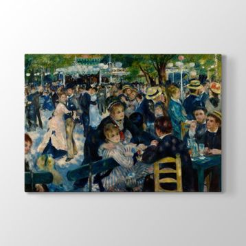Auguste Renoir - Dance At Le Moulin Tablosu