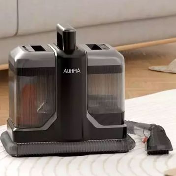 Auhma ASPT-01 Çift Hazneli Siyah Koltuk Halı Yıkama Makinesi