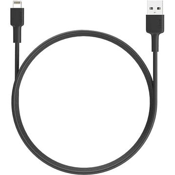 Aukey CB-BAL7-BK 0.9 mt Naylon Örgülü USB-A Lightning Kablosu