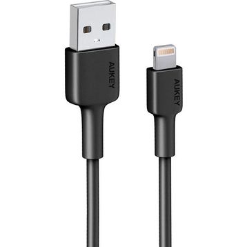 Aukey CB-BAL7-BK 0.9 mt Naylon Örgülü USB-A Lightning Kablosu