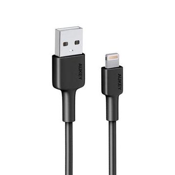 Aukey CB-BAL7-BK 0.9 mt Naylon Örgülü USB-A Lightning Kablosu