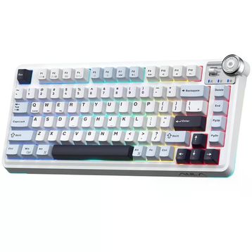 Aula AU75 3 Modlu Mekanik Gaming Kablosuz Klavye RGB TKL Hot Swap Star Vector Switch Makrolu Oyuncu Klavyesi Lacivert