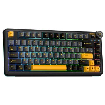 Aula AU75 Siyah 3 Modlu Rgb Hot Swap Mekanik Tkl Seiya Switch Kablosuz Makrolu Klavye
