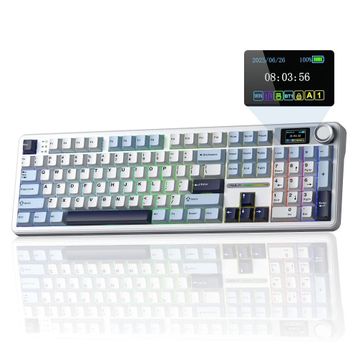 Aula F108 Pro Reaper Switch Kablolu/Kablosuz Mavi Gaming Klavye