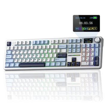 Aula F108 Pro Reaper Switch Kablolu/Kablosuz Mavi Gaming Klavye