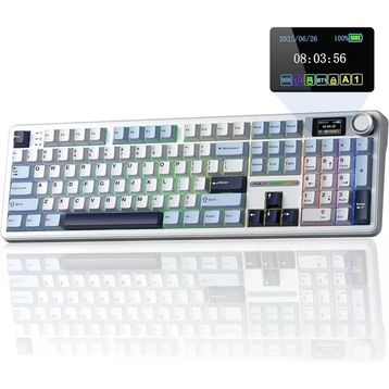 Aula F108 Pro Reaper Switch Kablolu/Kablosuz Mavi Gaming Klavye