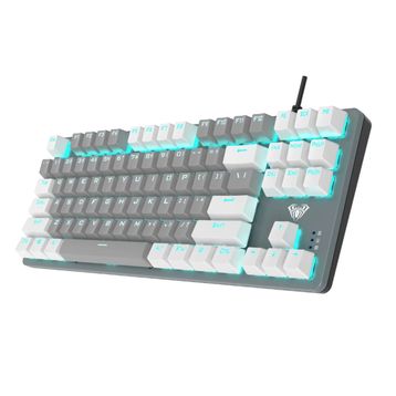 Aula F3287 Blue Switch Gri Kablolu Mekanik Gaming Klavye