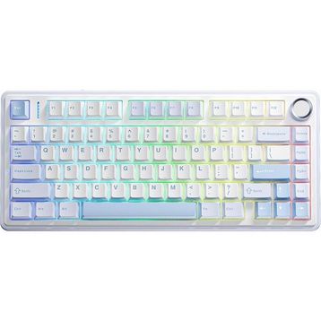 Aula F75 Buz Mavisi RGB %75 TKL Crescent Switch Kablolu/Kablosuz Mekanik Oyuncu Klavyesi
