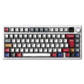Aula F75 Max RGB %75 TKL GrayWood V4 Switch Kablolu/Kablosuz Mekanik Gaming Klavye