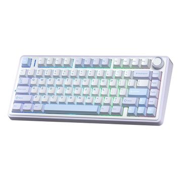 Aula F75 Mekanik RGB TKL Gray Switch Kablosuz Makrolu Hot Swap Gaming Klavye