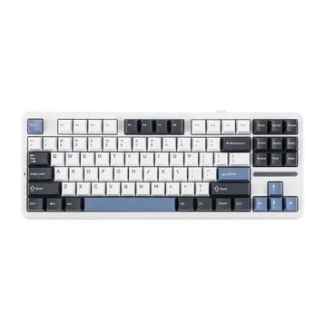 Aula F87 Beyaz Mekanik RGB TKL Graywood V3 Switch Kablosuz Makrolu Hot Swap Klavye