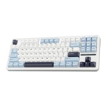 Aula F87 Pro Buz Mavisi RGB TKL Graywood V3 Switch Kablolu/Kablosuz Mekanik Gaming Klavye