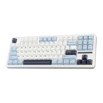 Aula F87 Pro Buz Mavisi RGB TKL Graywood V3 Switch Kablolu/Kablosuz Mekanik Gaming Klavye