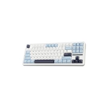 Aula F87 Pro Buz Mavisi RGB TKL Graywood V3 Switch Kablolu/Kablosuz Mekanik Gaming Klavye