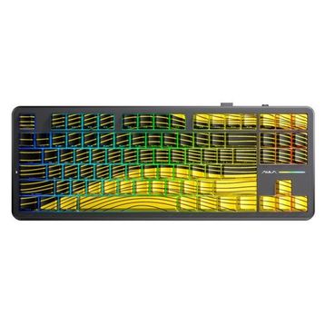 Aula F87 Pro RGB TKL Matcha Latte Switch Kablolu/Kablosuz Mekanik Gaming Klavye