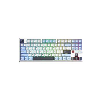 Aula F87 Pro V2 Mekanik Rgb Tkl Star Vector Switch Kablosuz Makrolu Hot Swap Klavye Lacivert