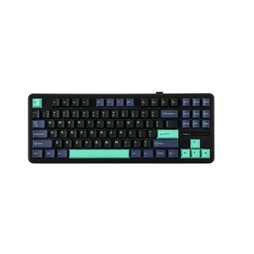 Aula F87 Siyah PRO Mekanik RGB TKL GrayWood V4 Switch Kablosuz Makrolu Hot Swap Klavye