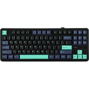 Aula F87 Siyah PRO Mekanik RGB TKL GrayWood V4 Switch Kablosuz Makrolu Hot Swap Klavye