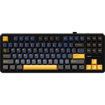 Aula F87 Turuncu Mekanik RGB TKL Graywood V3 Switch Kablosuz Makrolu Hot Swap Klavye