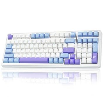 Aula F99 Lila 3 Modlu Rgb Hot Swap Mekanik Linear Graywood V3 Switch Kablosuz Makrolu Klavye
