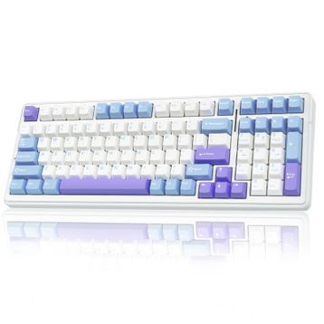 Aula F99 Lila 3 Modlu Rgb Hot Swap Mekanik Linear Graywood V3 Switch Kablosuz Makrolu Klavye
