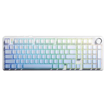 Aula F99 Pro Gradyan Mavi 3 Modlu RGB Hot Swap Mekanik Nimbus V3 Switch Kablosuz Makrolu Gaming Klavye