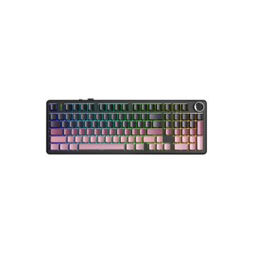 Aula F99 Pro Gradyan Pembe 3 Modlu RGB Hot Swap Mekanik Reaper Switch Kablosuz Makrolu Gaming Klavye