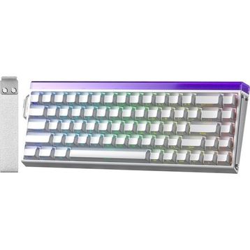 Aula Hero 68 He Beyaz Manyetik Klavye Rapid Trigger Jade King Switch 8000hz Rgb Neon Tkl Hot Swap Gaming Klavye