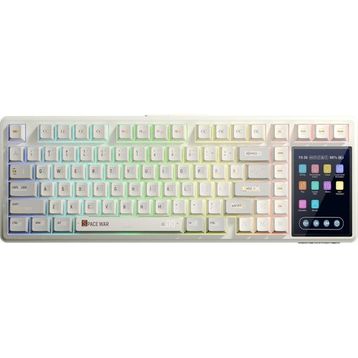Aula L99 Bej RGB %75 TKL Caramel Latte Switch Kablolu/Kablosuz Mekanik Gaming Klavye