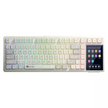 Aula L99 Bej RGB %75 TKL Caramel Latte Switch Kablolu/Kablosuz Mekanik Gaming Klavye